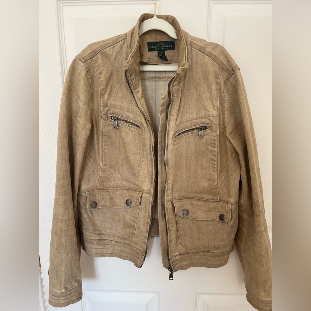 Lauren Jeans Co. Tan Jacket